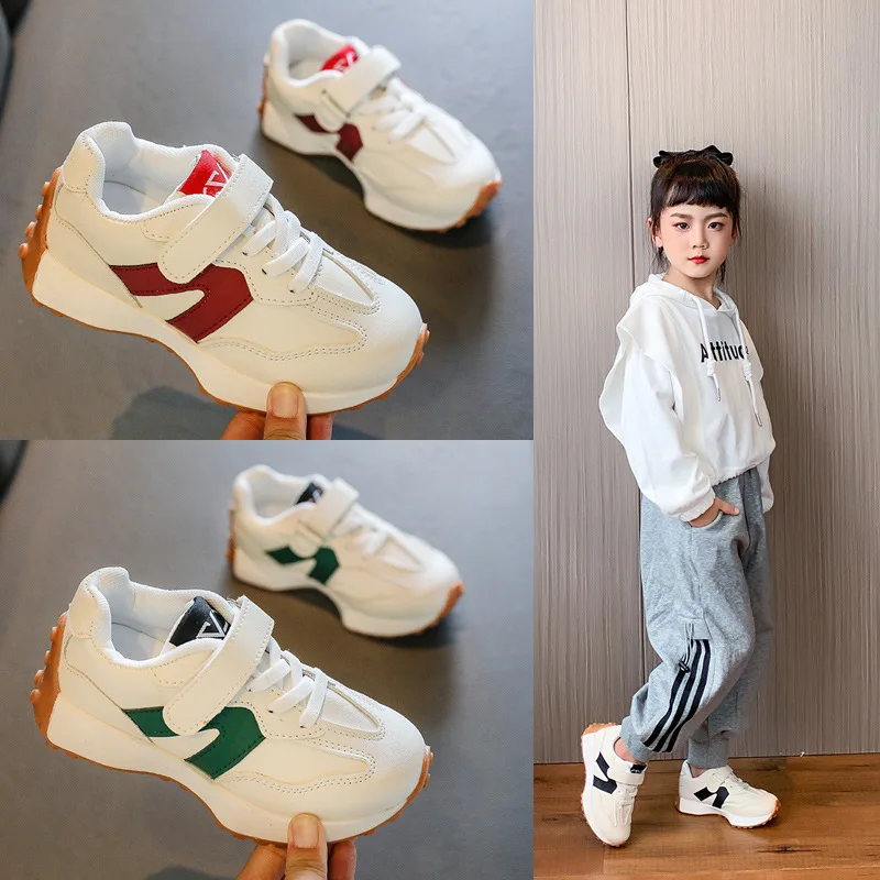 Simple Children's PU Leather White Sneakers Student Outdoor Sports Shoes Boys Girls Casual Shoes Kids Non-slip Versatile Style
Simple Children's PU Leather White Sneakers Student Outdoor Sports Shoes Boys Girls Casual Shoes Kids Non-slip Versatile Style