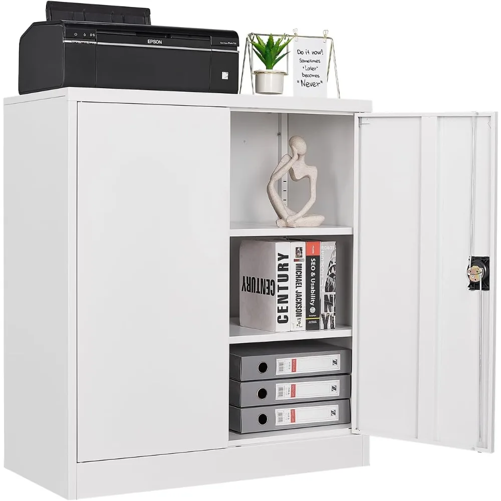 Маленький металлический шкаф с полками, 36-дюймовый гаражный шкаф для хранения с замком, белые металлические шкафы для хранения с запирающимися дверцами, шкаф
Маленький металлический шкаф с полками, 36-дюймовый гаражный шкаф для хранения с замком, белые металлические шкафы для хранения с запирающимися дверцами, шкаф