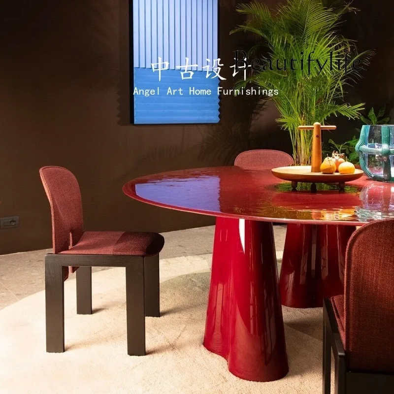 Medieval designer new solid wood backrest dining chair cafe restaurant hot-selling oil wax skin
Medieval designer new solid wood backrest dining chair cafe restaurant hot-selling oil wax skin