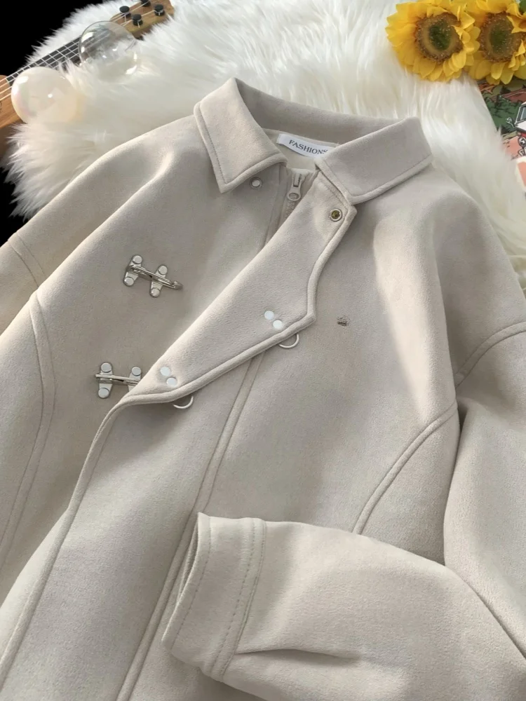 Men's Suede Jaet Spring Autumn American Retro Print Lapel Design Plane Bule Trendy irt Youth Faion Loose Fit Long Sve
Men's Suede Jaet Spring Autumn American Retro Print Lapel Design Plane Bule Trendy irt Youth Faion Loose Fit Long Sve