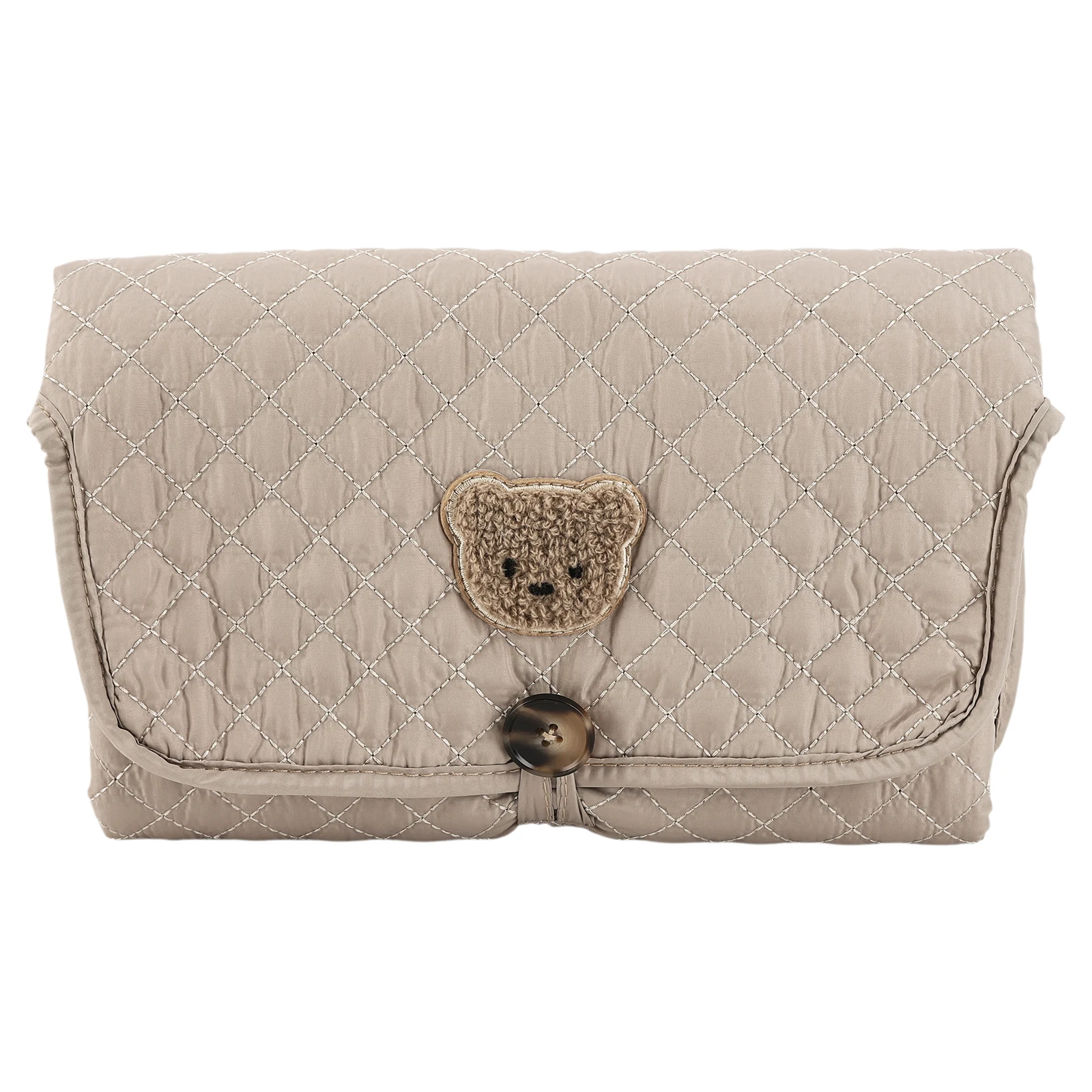 Travel Changing Pads Easy-Clean Compact Baby Changing Pad Organized Storage Comfortable Cute Bear Bag Gift for Baby Shower
Travel Changing Pads Easy-Clean Compact Baby Changing Pad Organized Storage Comfortable Cute Bear Bag Gift for Baby Shower