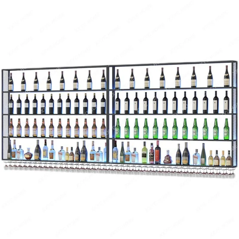 LBar wine rack wall hanging wrought iron bar counter rack industrial wind bar wine cabinet
LBar wine rack wall hanging wrought iron bar counter rack industrial wind bar wine cabinet