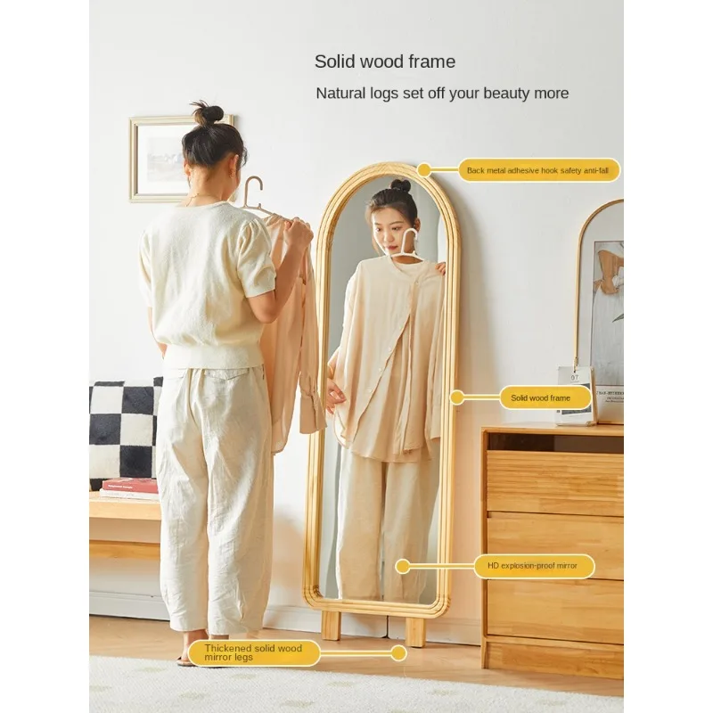 Solid wood full-length mrror full-length miror bedroom floor-to-ceiling irror home fitting miror floor-to-ceiling log glass
Solid wood full-length mrror full-length miror bedroom floor-to-ceiling irror home fitting miror floor-to-ceiling log glass