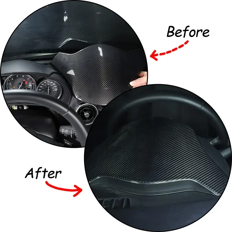 1Pcs Real carbon fiber For Mazda MX-5 2016-2025+ Car dashboard cover interior protective cover car modification accessories
1Pcs Real carbon fiber For Mazda MX-5 2016-2025+ Car dashboard cover interior protective cover car modification accessories