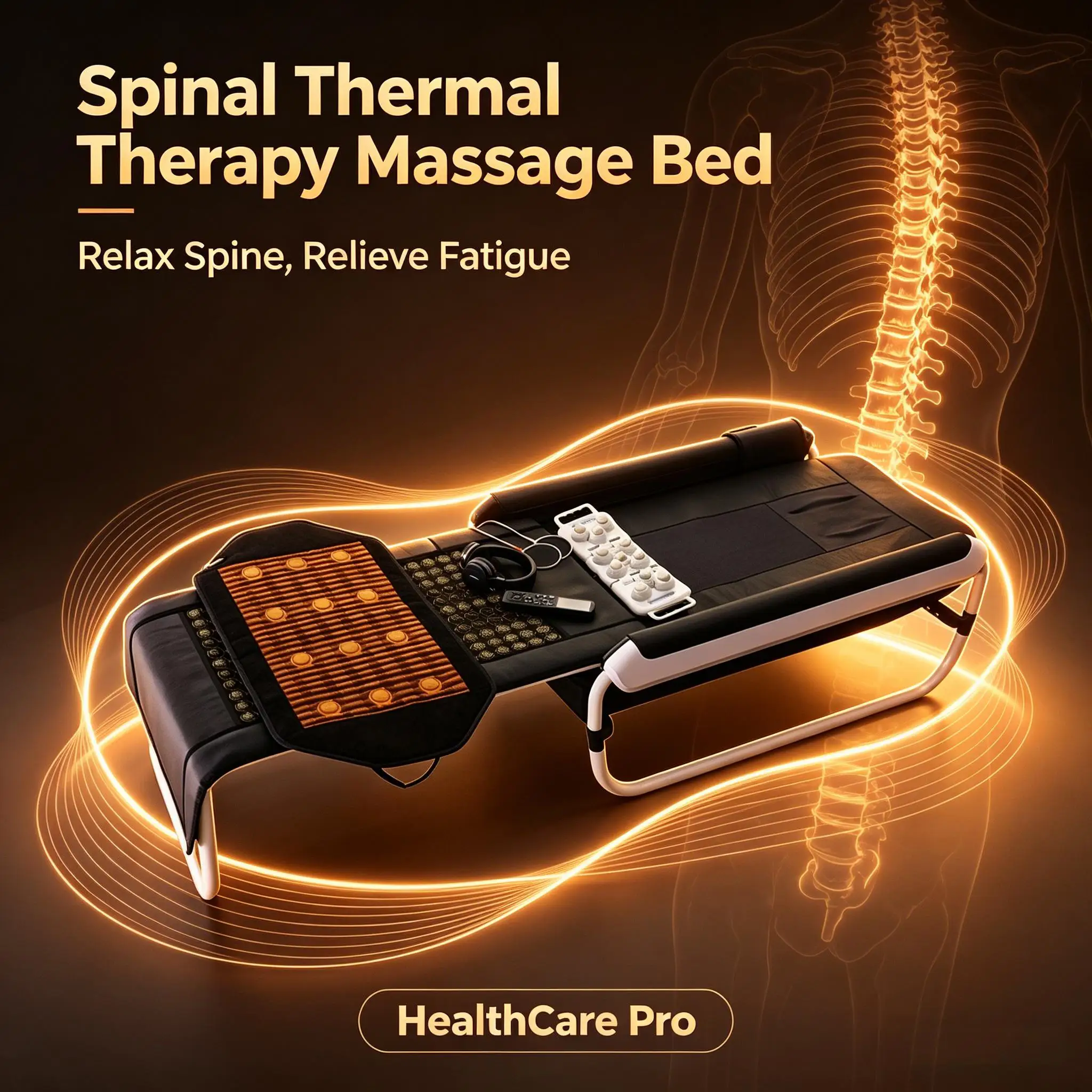 Full Body Jade Thermal Massage Bed Infrared Heating Spine Adjustment Therapy Bed for Cervical Lumbar Relief & Muscle Relaxation
Full Body Jade Thermal Massage Bed Infrared Heating Spine Adjustment Therapy Bed for Cervical Lumbar Relief & Muscle Relaxation