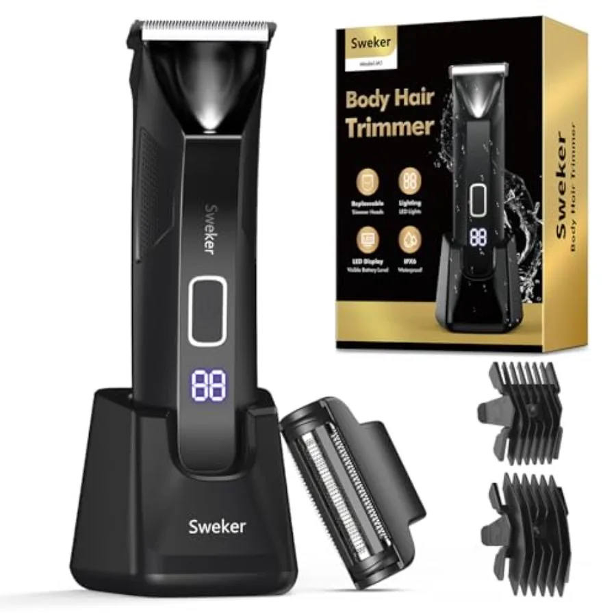 Body Hair Trimmer for Men, Manscape Ball Trimmer, 2-in-1 Body Pubic Hair Groomer and Groin Hair Shaver -Dual-Head Electric Razo
Body Hair Trimmer for Men, Manscape Ball Trimmer, 2-in-1 Body Pubic Hair Groomer and Groin Hair Shaver -Dual-Head Electric Razo