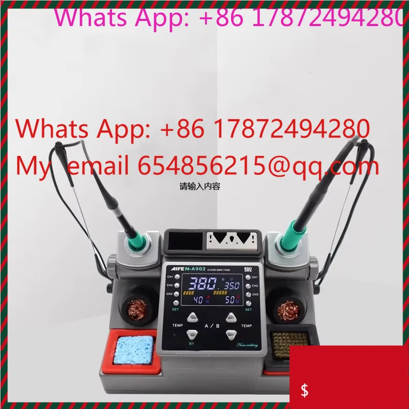 Mobile Phone Repair A902 Soldering Iron Station Welding Station Mobile Phone Bga Rework Electronic Product Repair Soldering Tips
Mobile Phone Repair A902 Soldering Iron Station Welding Station Mobile Phone Bga Rework Electronic Product Repair Soldering Tips