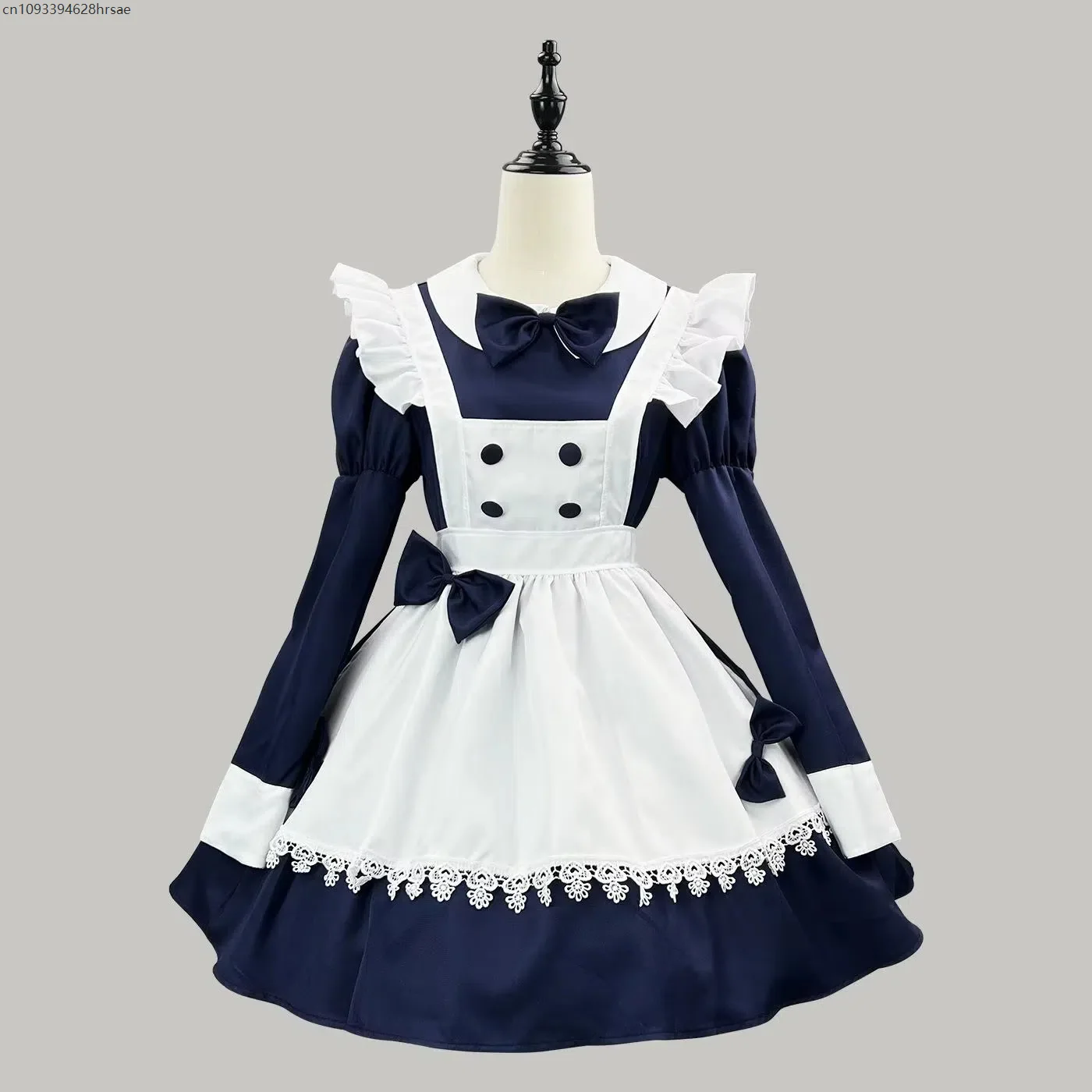 Blue Lolita Vintage Maid Cosplay Costume with Apron Servant Dress Anime Game Uniform Adult Bow Tie Clothing
Blue Lolita Vintage Maid Cosplay Costume with Apron Servant Dress Anime Game Uniform Adult Bow Tie Clothing