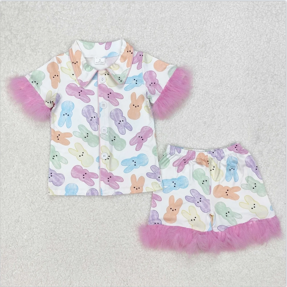 New Fashion Baby Girls Pajamas Shorts Sleeve Shorts Sets Boutique Kids Clothes Girls Sleepwear Boys Nightwear Sets Fur Pajamas 
New Fashion Baby Girls Pajamas Shorts Sleeve Shorts Sets Boutique Kids Clothes Girls Sleepwear Boys Nightwear Sets Fur Pajamas