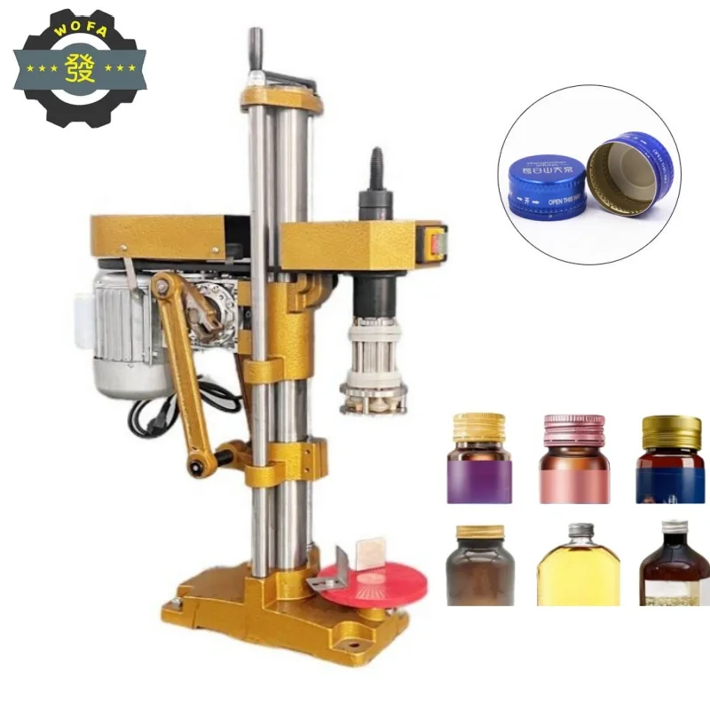 Semi Automatic Ropp Glass Bottle Capping Machine
Semi Automatic Ropp Glass Bottle Capping Machine