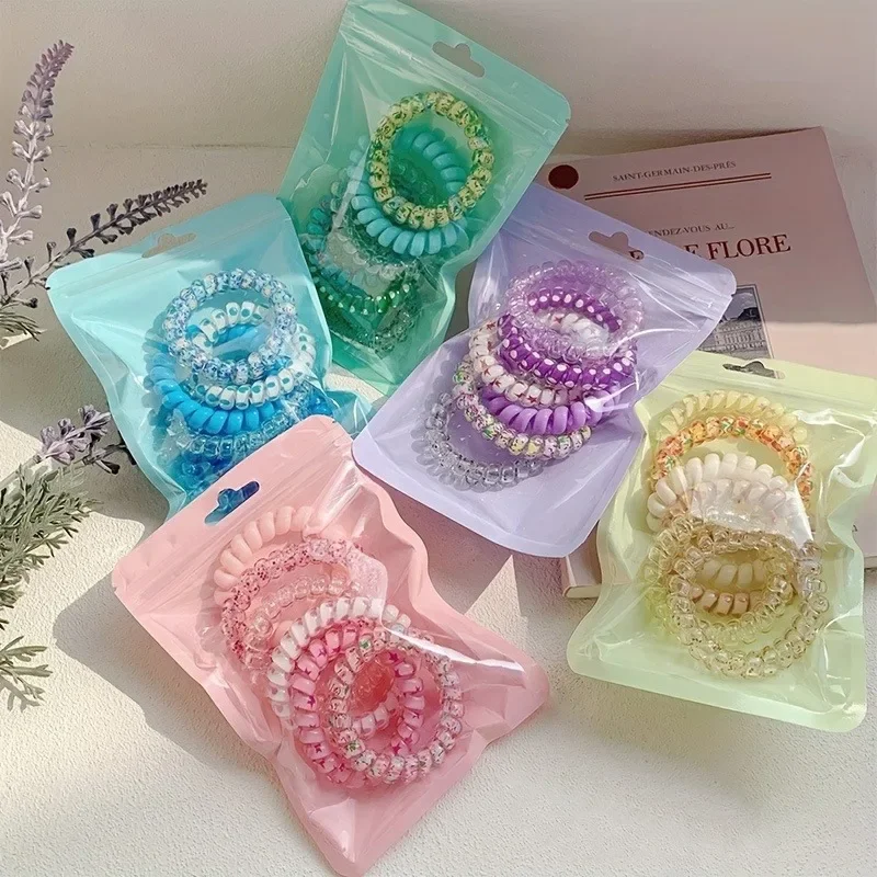 6/30/60pcs Vibrant Playful Gradient Color Phone Line for Girls High Elasticity Headband Tied Bun Hair Loop Rubber Band Headband
6/30/60pcs Vibrant Playful Gradient Color Phone Line for Girls High Elasticity Headband Tied Bun Hair Loop Rubber Band Headband