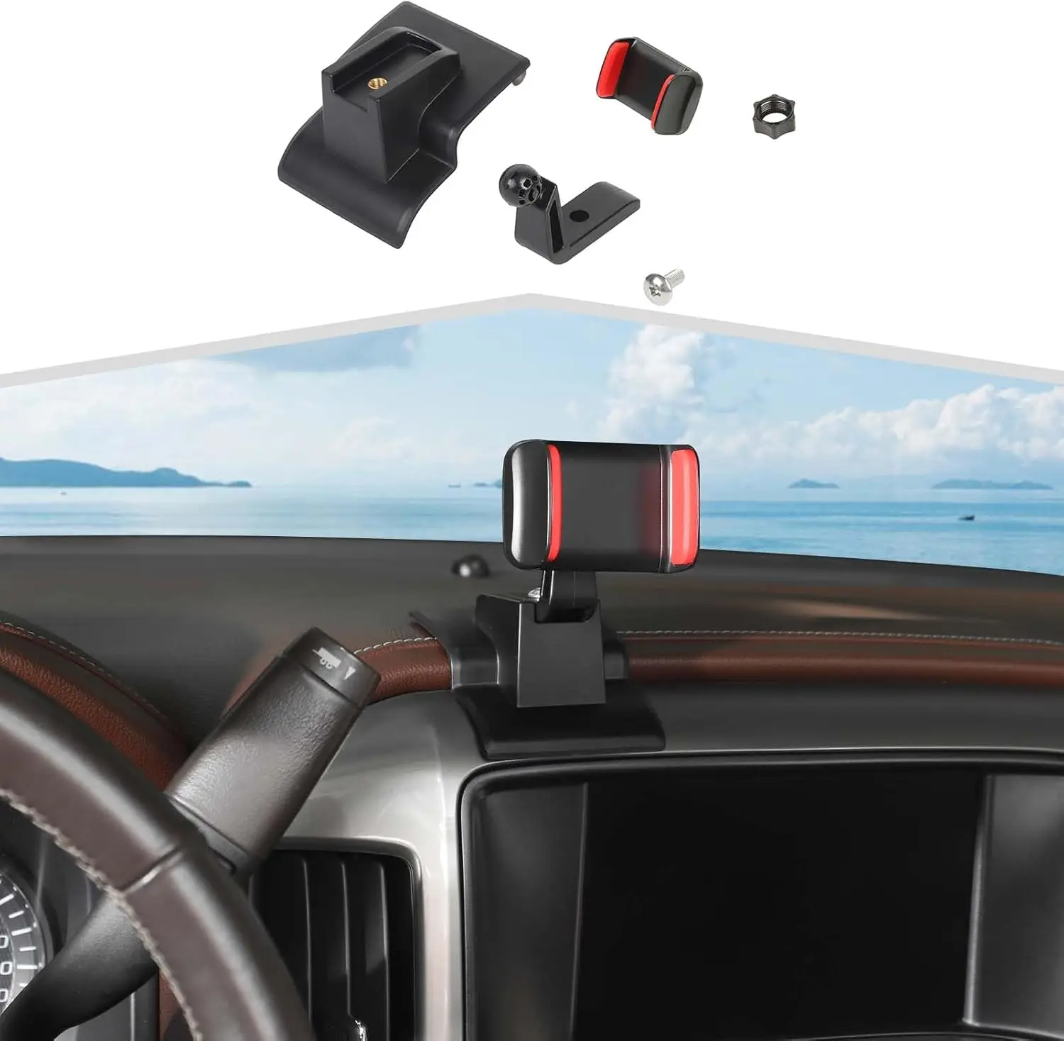 Универсальный автомобильный держатель для телефона на приборной панели для моделей Chevrolet Silverado/GMC/Sierra 2014-2018
Универсальный автомобильный держатель для телефона на приборной панели для моделей Chevrolet Silverado/GMC/Sierra 2014-2018