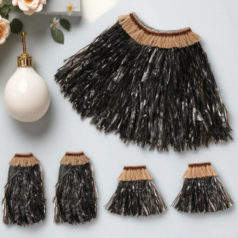 1 set 1 Set Grass Skirt Outfit For Women Hawaiian Hula Luau Party Costume Arm Leg Bands Elastic Hook Loop Closure Black
1 set 1 Set Grass Skirt Outfit For Women Hawaiian Hula Luau Party Costume Arm Leg Bands Elastic Hook Loop Closure Black