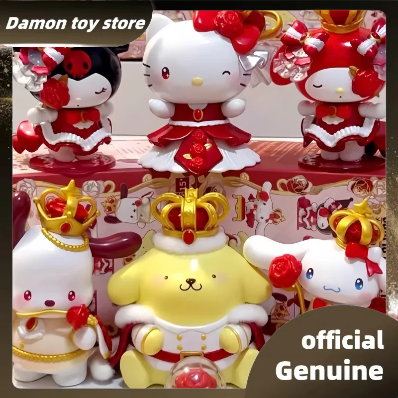 New Genuine Sanrio Characters The Night Of Rose Series Blind Box Lovely Elegant Style Hello Kitty Mystery Box As Trendy Toy Gift 
New Genuine Sanrio Characters The Night Of Rose Series Blind Box Lovely Elegant Style Hello Kitty Mystery Box As Trendy Toy Gift