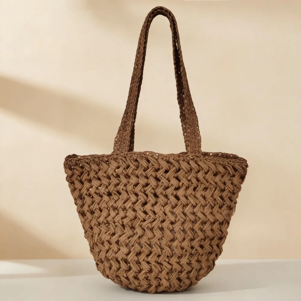 Summer Hollow Straw Bags for Women Handbag Handmade Knitting Tote Bucket Bag Bohemian Travel Beach Bag NEW Shoulder Bags Shopper
Summer Hollow Straw Bags for Women Handbag Handmade Knitting Tote Bucket Bag Bohemian Travel Beach Bag NEW Shoulder Bags Shopper