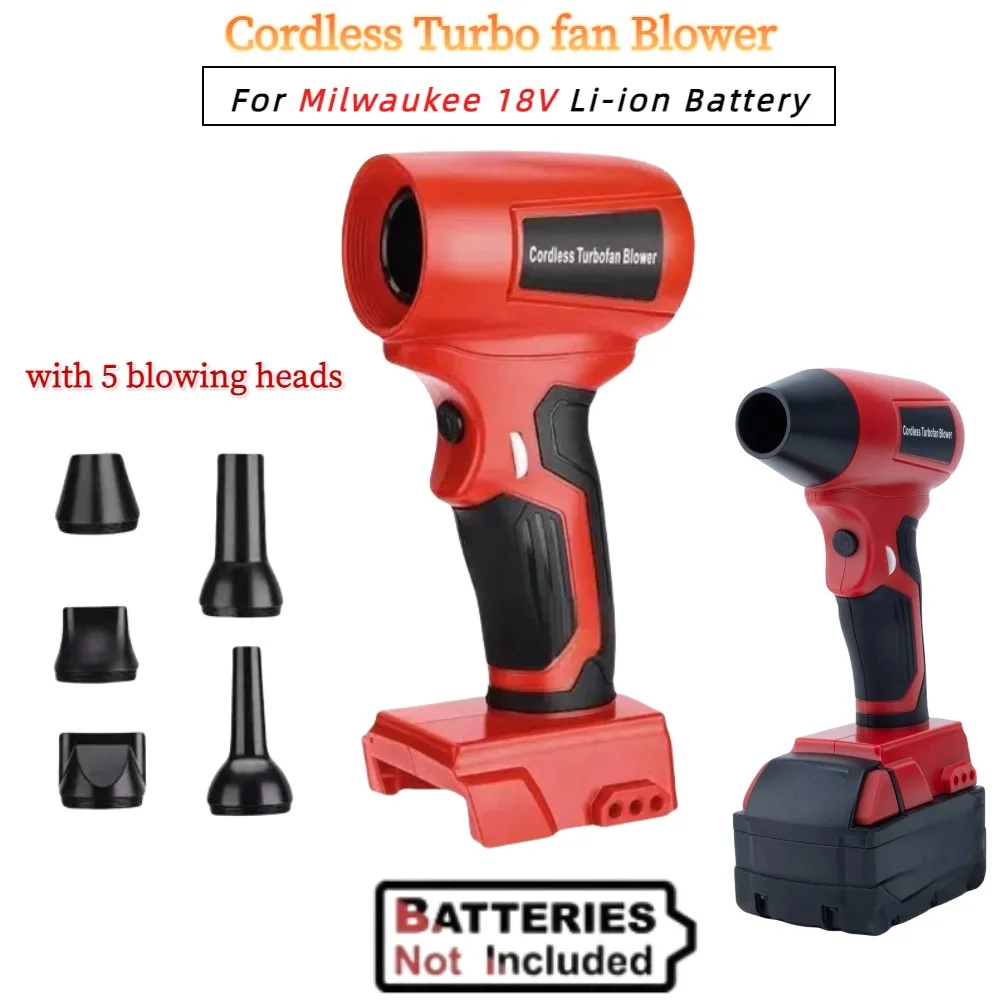 Литий-ионный беспроводной турбовентилятор 200 Вт для Milwaukee, 18 В, литий-ионный аккумулятор, фен для удаления пыли и снега (БЕЗ батареи)
Литий-ионный беспроводной турбовентилятор 200 Вт для Milwaukee, 18 В, литий-ионный аккумулятор, фен для удаления пыли и снега (БЕЗ батареи)