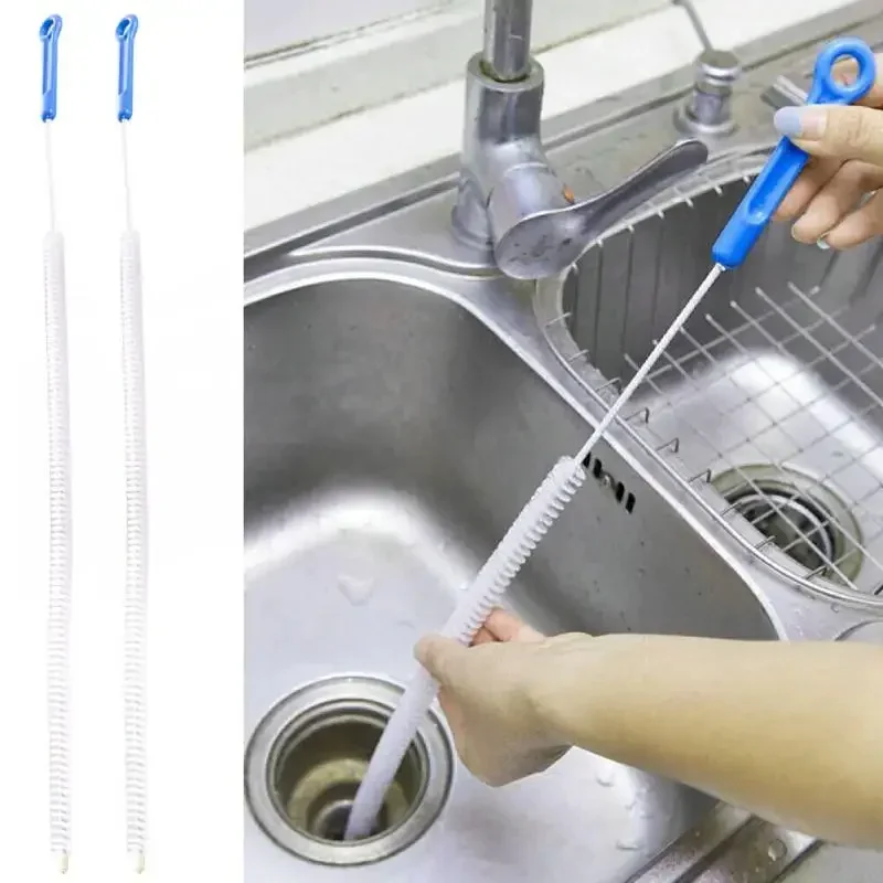 2pcs 71cm Sink Hair Snake Drain Brush Sink Cleaning Brush Drain Unblocker Tool Brush for Kitchen Bathroom Drain Pipe Overflow
2pcs 71cm Sink Hair Snake Drain Brush Sink Cleaning Brush Drain Unblocker Tool Brush for Kitchen Bathroom Drain Pipe Overflow