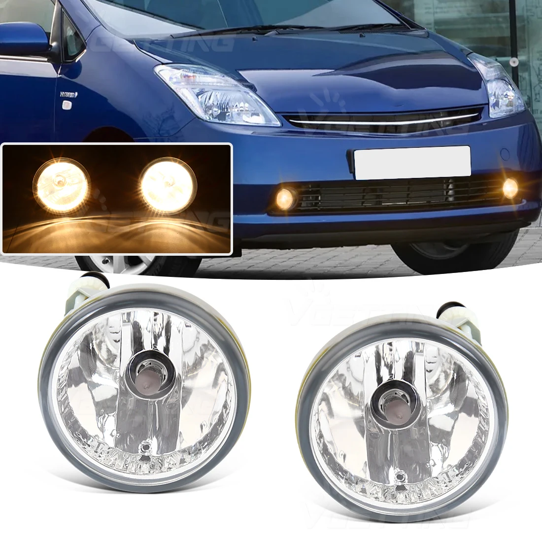 1 Pair For Toyota Prius 2004 2005 2006 2007 2008 2009 Car Front Fog Lamp Assembly Halogen Bulbs Driving Lights Accessories 12V
1 Pair For Toyota Prius 2004 2005 2006 2007 2008 2009 Car Front Fog Lamp Assembly Halogen Bulbs Driving Lights Accessories 12V