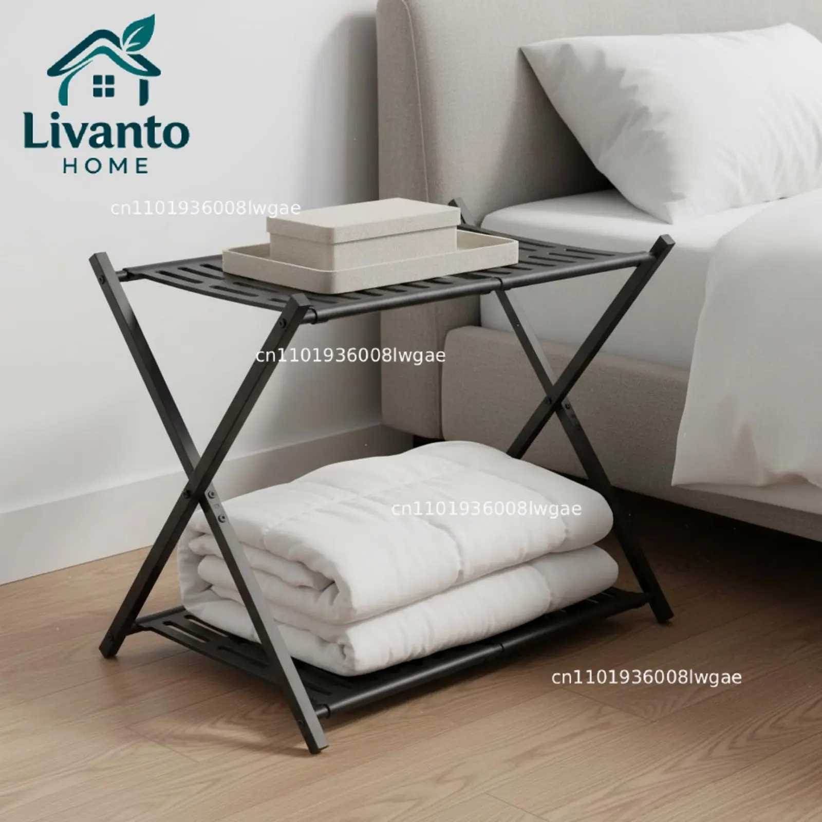Folding Luggage Rack Space-Saving Foldable Luggage Rack Guest Room Suitcase Stand Easy Assembly Storage Furniture Sturdy Duty
Folding Luggage Rack Space-Saving Foldable Luggage Rack Guest Room Suitcase Stand Easy Assembly Storage Furniture Sturdy Duty