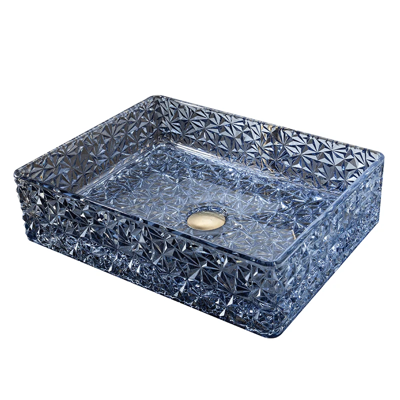 Stylish and simple style oval crystal sink top basin wash hand basin bathroom sinks
Stylish and simple style oval crystal sink top basin wash hand basin bathroom sinks