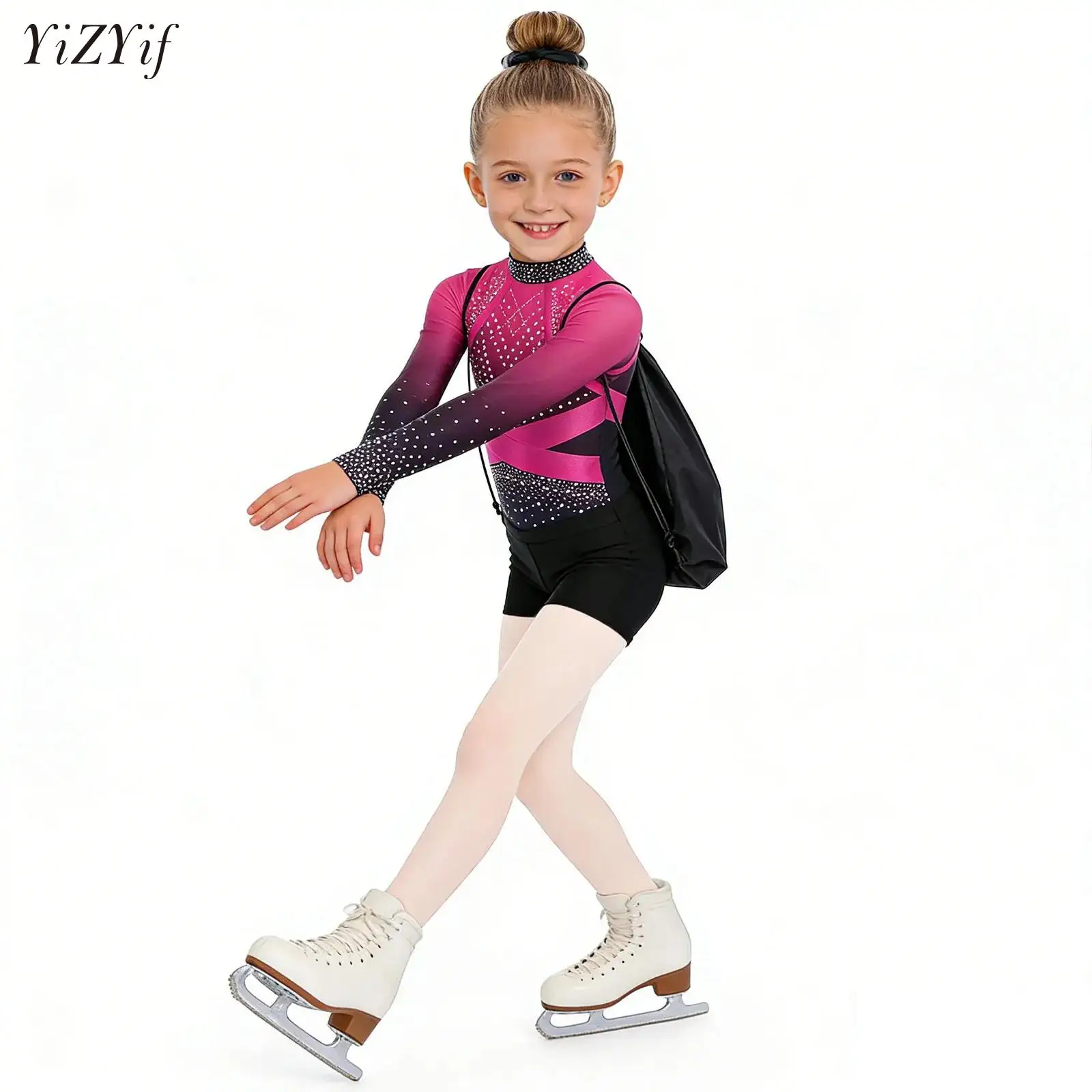 Girls Kids Gymnastics Jersey Acrobatics Figure Skating Bodysuit Rhinestones Ballet Lyrical Dance Dress Long Sleeve Leotards Suit
Girls Kids Gymnastics Jersey Acrobatics Figure Skating Bodysuit Rhinestones Ballet Lyrical Dance Dress Long Sleeve Leotards Suit