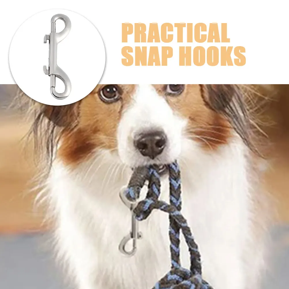 10 Pcs Zinc Alloy Double Ended Snap Hooks for Pet Leash Backpack 88mm Reliable Fade Resistant Dog Hooks Hardware
10 Pcs Zinc Alloy Double Ended Snap Hooks for Pet Leash Backpack 88mm Reliable Fade Resistant Dog Hooks Hardware