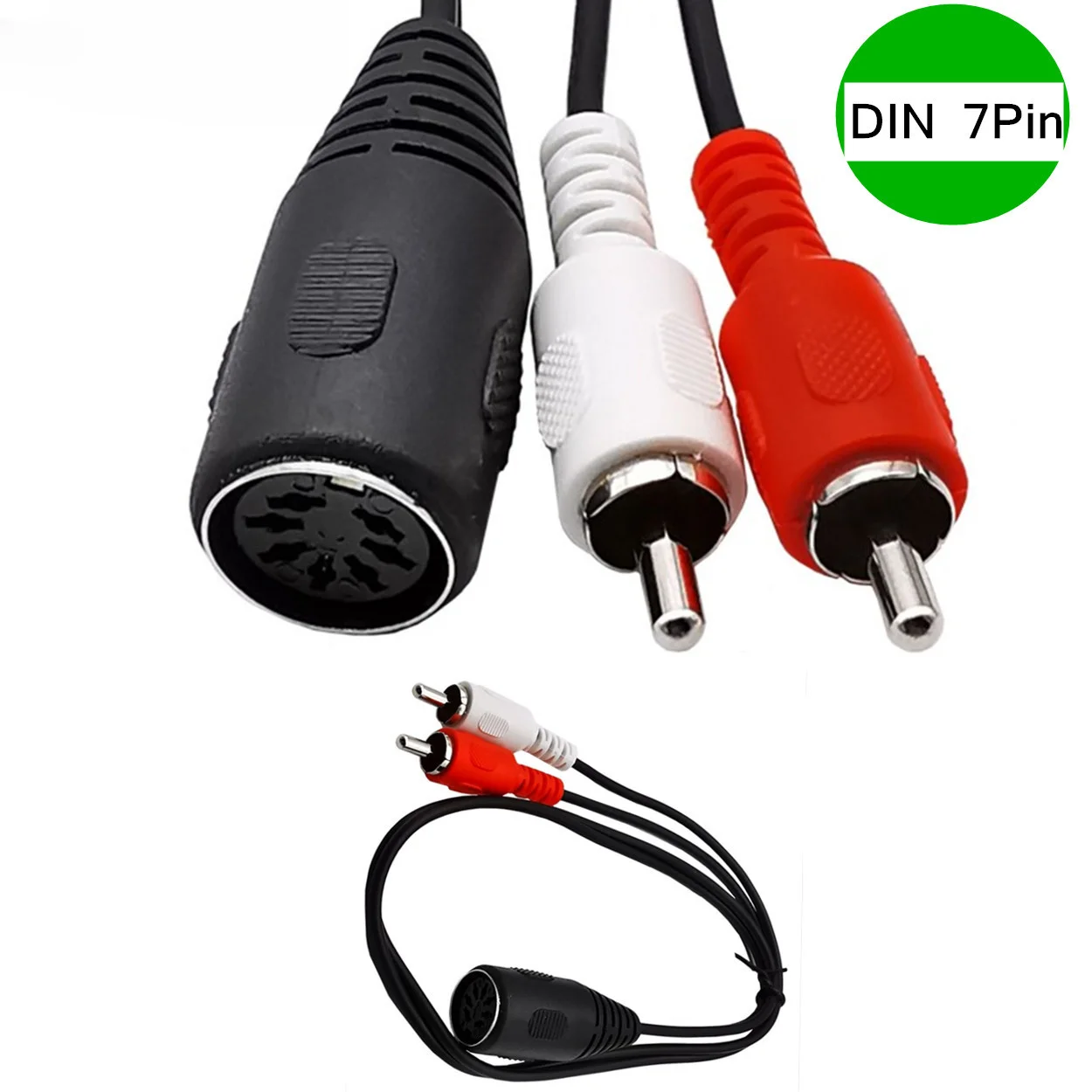 7pin to 2RCA Lotus Din adapter cable 7P DIN female to 2 RCA male Old-fashioned audio equipment speaker adapter cable 0.5m/1m1.5m
7pin to 2RCA Lotus Din adapter cable 7P DIN female to 2 RCA male Old-fashioned audio equipment speaker adapter cable 0.5m/1m1.5m