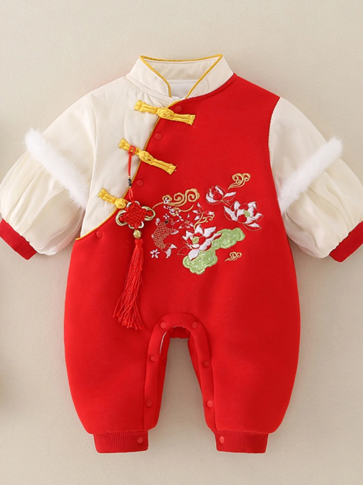 Thiened Winter Newborn Baby Girl Clothes Super Cute Faionable New Year Outfit One-Year-Old Annual Clothing Cotton Jaet
Thiened Winter Newborn Baby Girl Clothes Super Cute Faionable New Year Outfit One-Year-Old Annual Clothing Cotton Jaet