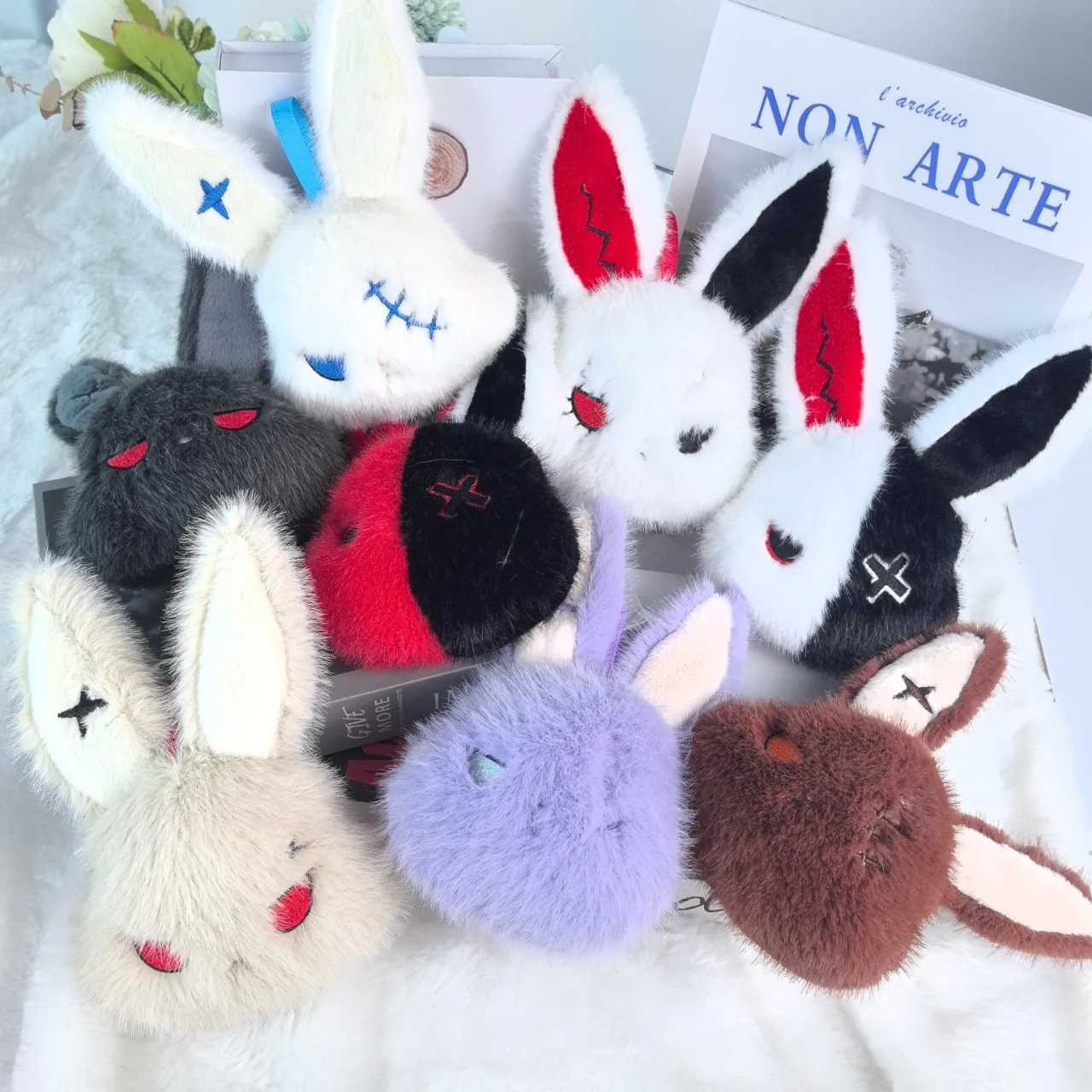 Assorted Color Plush Rabbit Keychain 3Pcs Soft Fuzzy Bunny Key Ring Cute Bag Pendant For Gift
Assorted Color Plush Rabbit Keychain 3Pcs Soft Fuzzy Bunny Key Ring Cute Bag Pendant For Gift