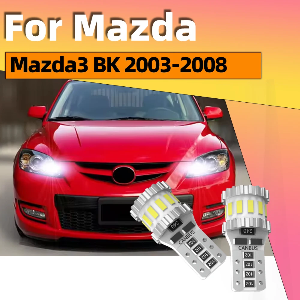 2Pcs Canbus Parking Lights For Mazda3 MAZDA 3 BK 2003 2004 2005 2006 2007 2008 High Brightness LED Clearance Lamps 6000K
2Pcs Canbus Parking Lights For Mazda3 MAZDA 3 BK 2003 2004 2005 2006 2007 2008 High Brightness LED Clearance Lamps 6000K
