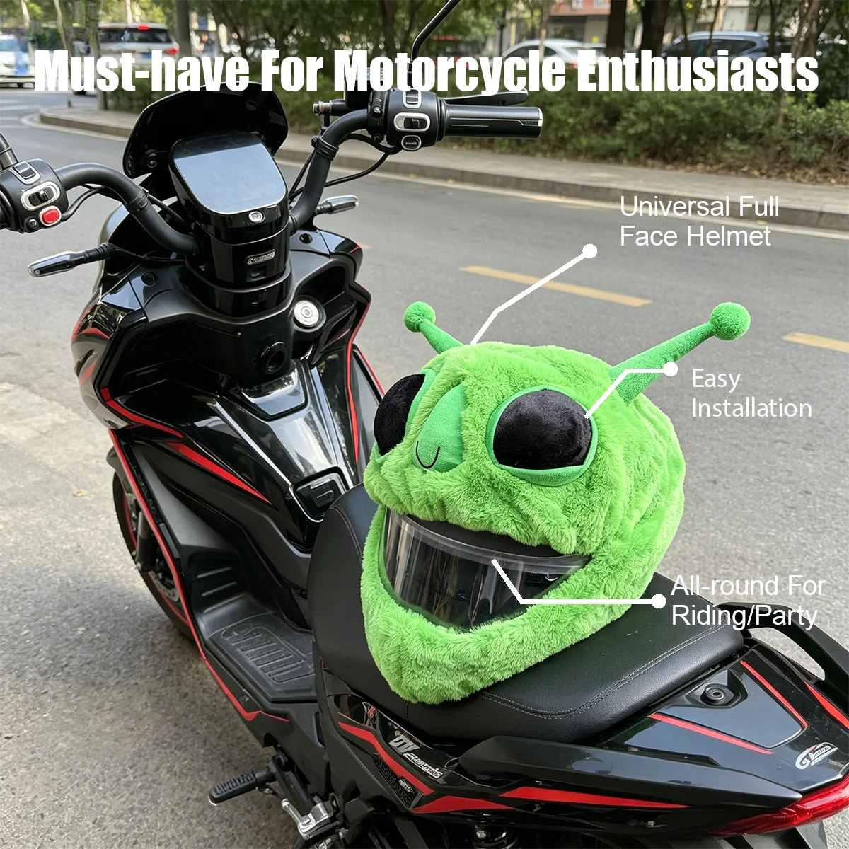 Funny Cartoon Plush Motorcycle Helmet Cover Universal Full Face Protector For Outdoor Fun Christmas Personalized Gift
Funny Cartoon Plush Motorcycle Helmet Cover Universal Full Face Protector For Outdoor Fun Christmas Personalized Gift