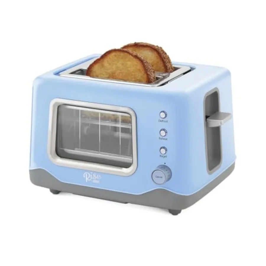 Clear View 2-Slice Toaster with Stainless Steel Exterior and Silver Finish for Modern Kitchen Features Dual Adjustable Browning
Clear View 2-Slice Toaster with Stainless Steel Exterior and Silver Finish for Modern Kitchen Features Dual Adjustable Browning