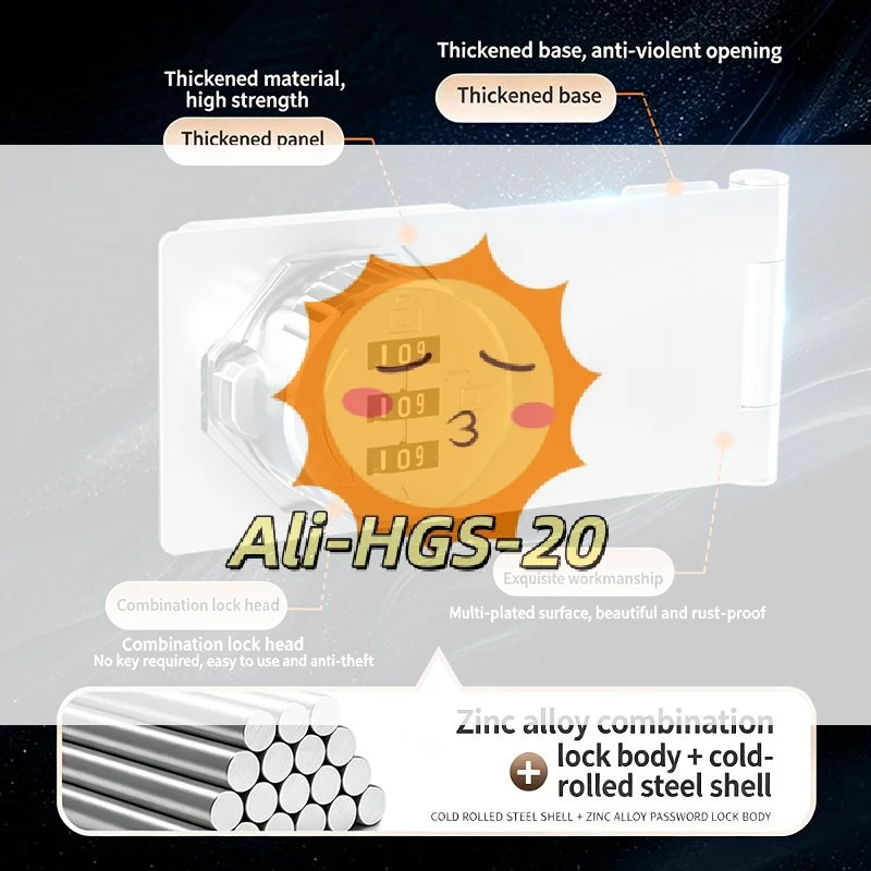 Reliable 3 Digit Keyless Lock for Secure Office or Home Drawers
Reliable 3 Digit Keyless Lock for Secure Office or Home Drawers