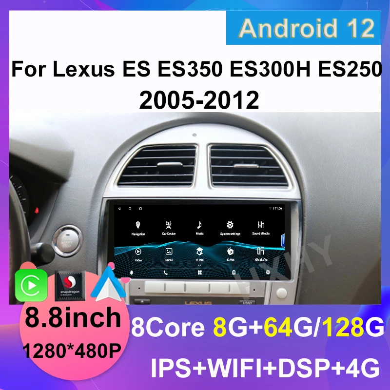 Android 12 Qualcomm 8 + 128G Auto Carplay для Lexus ES ES200 ES300H ES250 ES350 Автомобильный DVD-плеер Навигация Мультимедиа Стерео
Android 12 Qualcomm 8 + 128G Auto Carplay для Lexus ES ES200 ES300H ES250 ES350 Автомобильный DVD-плеер Навигация Мультимедиа Стерео