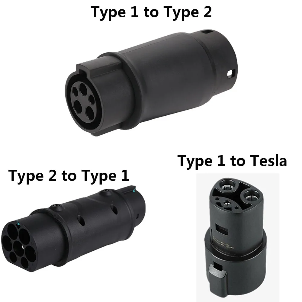 Electric Vehicle Charging Connector Type 2 to Type 1 J1772 EV Adapter Type 1 to Type 2 EVSE Charger Type 1 to Tesla EV Adaptor
Electric Vehicle Charging Connector Type 2 to Type 1 J1772 EV Adapter Type 1 to Type 2 EVSE Charger Type 1 to Tesla EV Adaptor