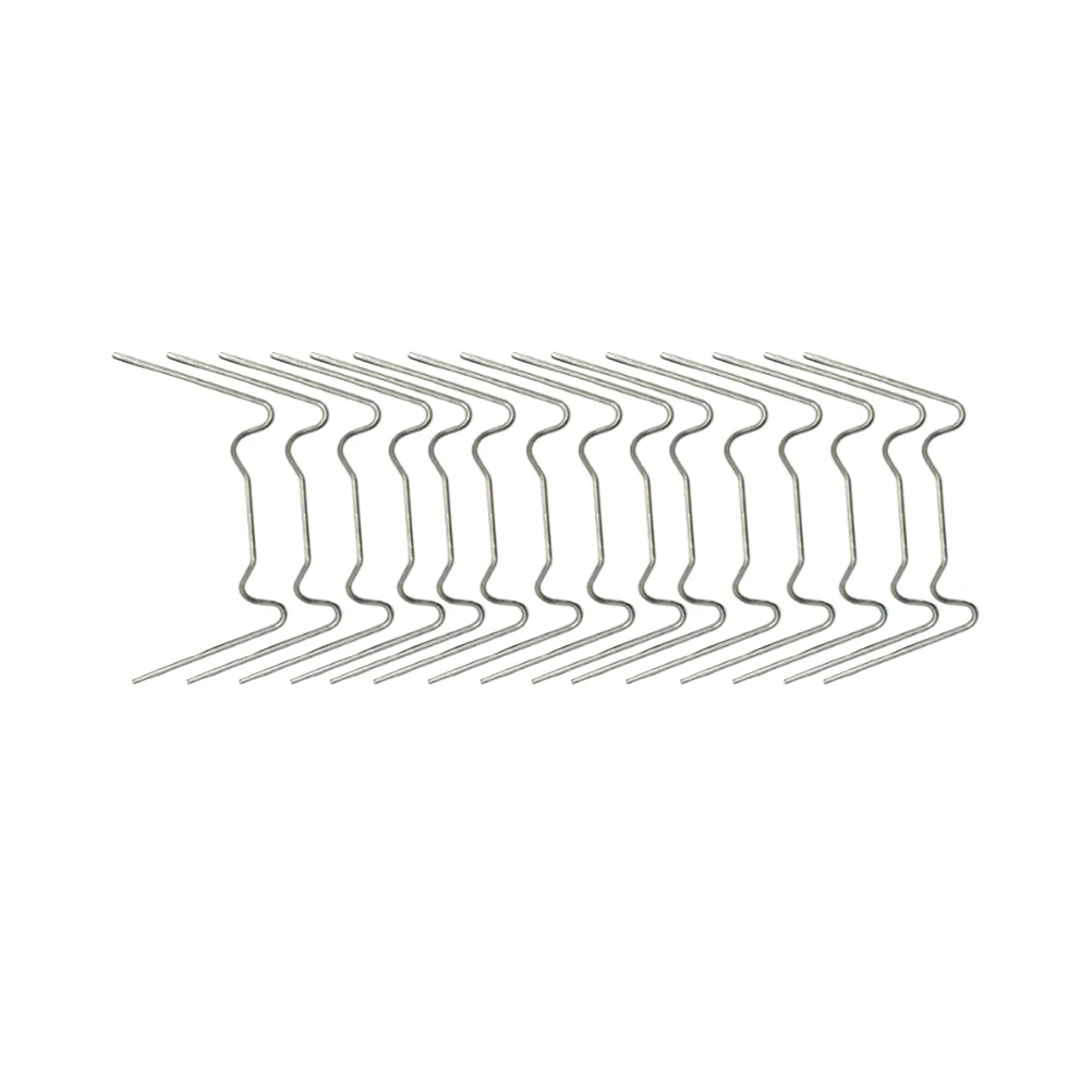 50pcs W-Shaped Galvanized Ground Pegs Lawn Garden Nails For Outdoor Home Fixing Windproof Tarp Canopy Tent Anchoring Durable 
50pcs W-Shaped Galvanized Ground Pegs Lawn Garden Nails For Outdoor Home Fixing Windproof Tarp Canopy Tent Anchoring Durable