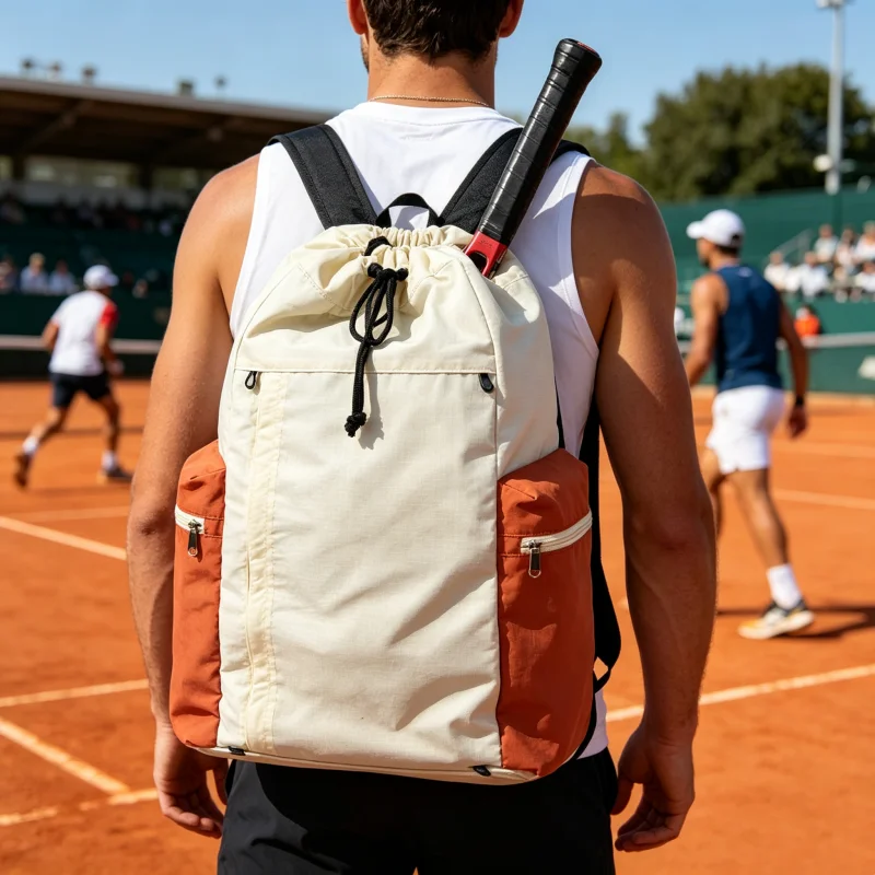 Outdoor Tennis Racket Bag Lightweight Drawstring Basketball Badminton Backpack With Shoes Compartment Women Travel Hiking Bag
Outdoor Tennis Racket Bag Lightweight Drawstring Basketball Badminton Backpack With Shoes Compartment Women Travel Hiking Bag