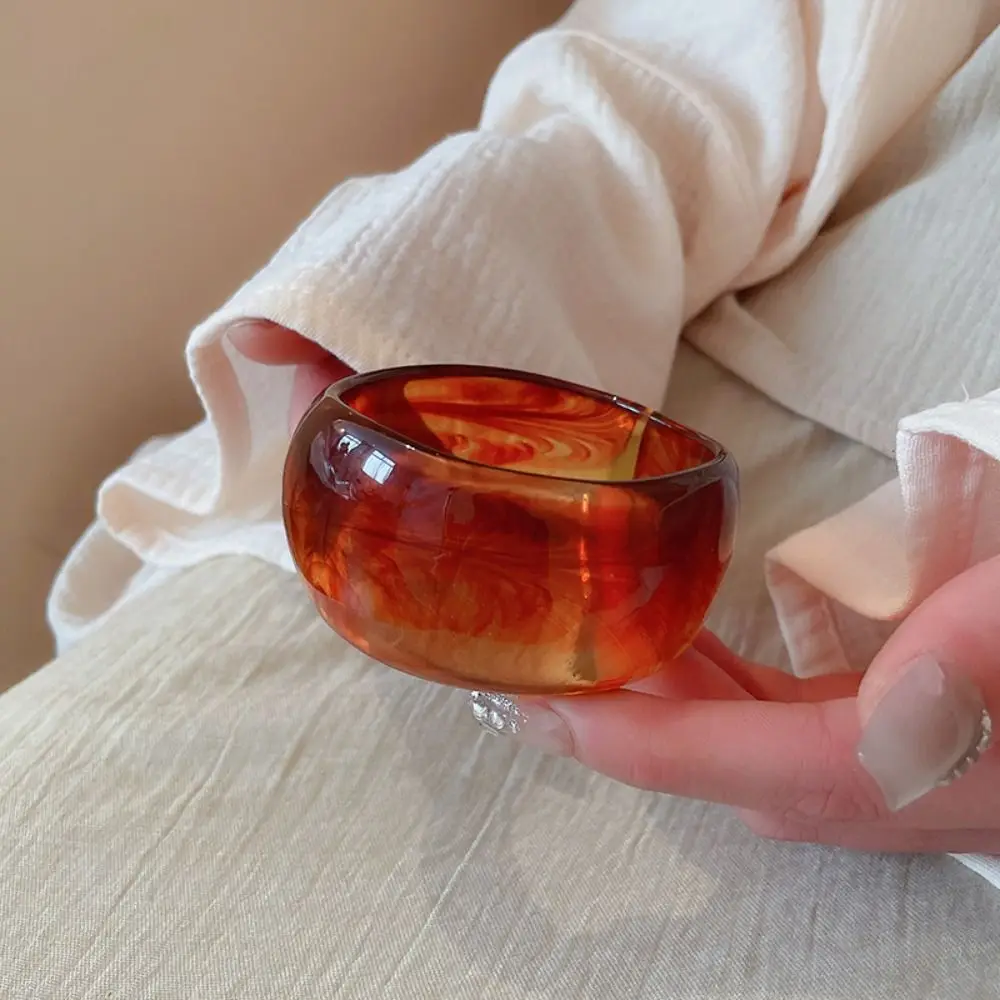 Minority Design Glitter Acrylic Bangle Retro Vintage Jelly Color Wide Bracelet Exaggerated Jewelry Accessories
Minority Design Glitter Acrylic Bangle Retro Vintage Jelly Color Wide Bracelet Exaggerated Jewelry Accessories