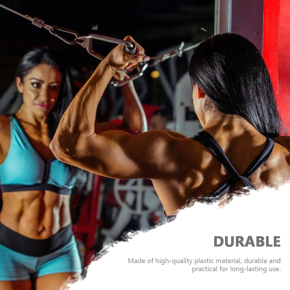 2pcs Fitness Handles High-Quality Durable Plastic Non-Slip Ergonomic Pull Down Cable Home Sports Accessories
2pcs Fitness Handles High-Quality Durable Plastic Non-Slip Ergonomic Pull Down Cable Home Sports Accessories