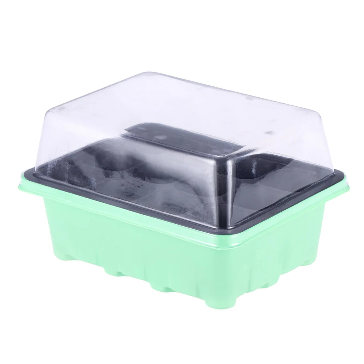 Nursery Box Set 12 Cells Tray Sprouter Growing Trays Succulent Pots Green Transparent Lid Insulation Moisturizing Effect Easy
Nursery Box Set 12 Cells Tray Sprouter Growing Trays Succulent Pots Green Transparent Lid Insulation Moisturizing Effect Easy