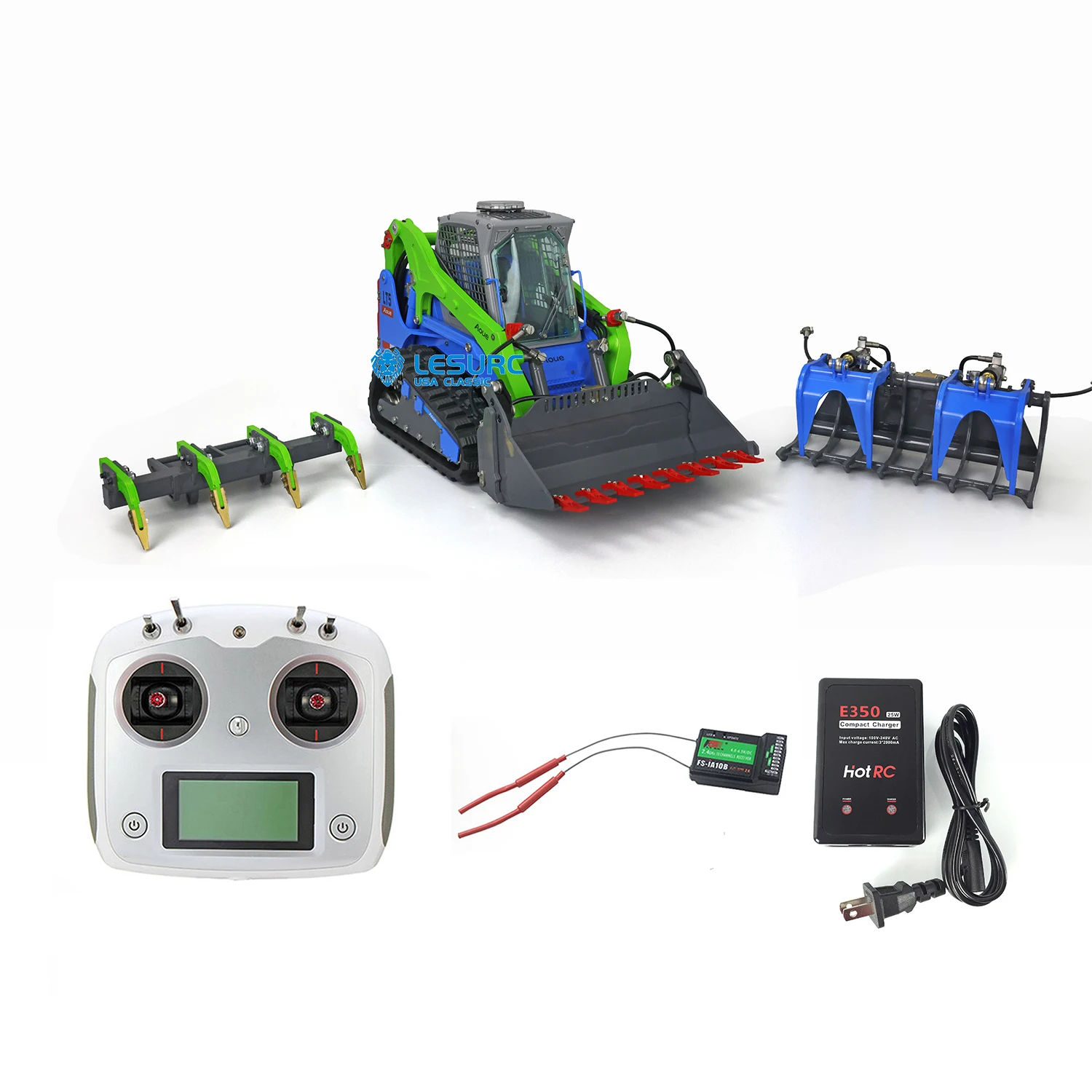 LESU 1/14 Aoue Lt5 Hydraulic Tracked Skid-Steer RC Loader Gripper Scarifier Outdoor Toys THZH1290
LESU 1/14 Aoue Lt5 Hydraulic Tracked Skid-Steer RC Loader Gripper Scarifier Outdoor Toys THZH1290