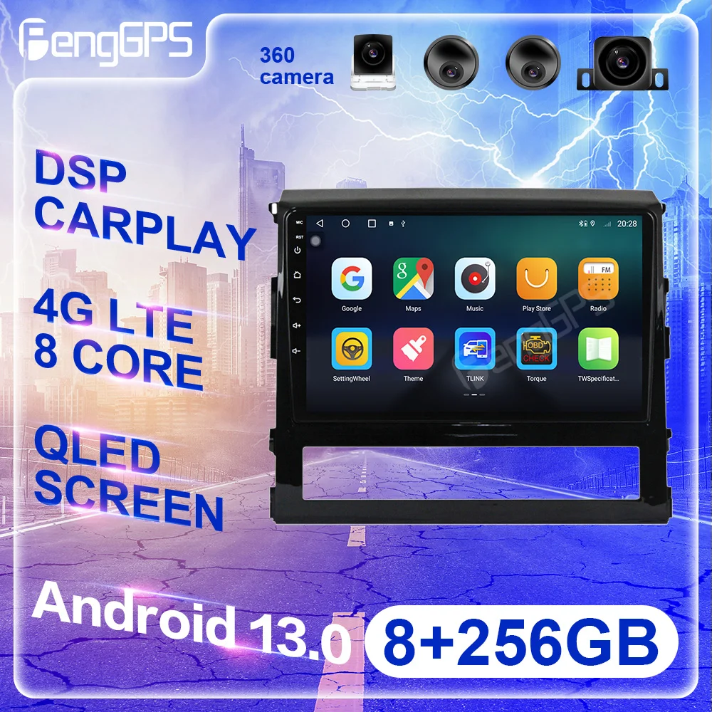 Android 13.0 For Toyota Land Cruiser LC200 2015-2018 Auto Stereo Car Navigation Headunit Multimedia Player Radio Electronic
Android 13.0 For Toyota Land Cruiser LC200 2015-2018 Auto Stereo Car Navigation Headunit Multimedia Player Radio Electronic
