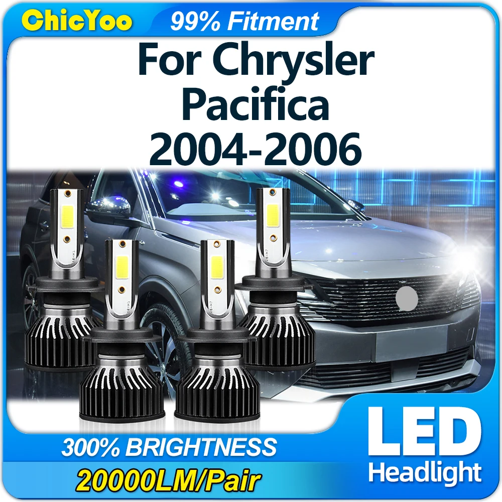 40000LM LED Headlight 240W Turbo Car Headlamps 12V 24V Auto Lights Bulbs 6000K White For Chrysler Pacifica 2004 2005 2006
40000LM LED Headlight 240W Turbo Car Headlamps 12V 24V Auto Lights Bulbs 6000K White For Chrysler Pacifica 2004 2005 2006