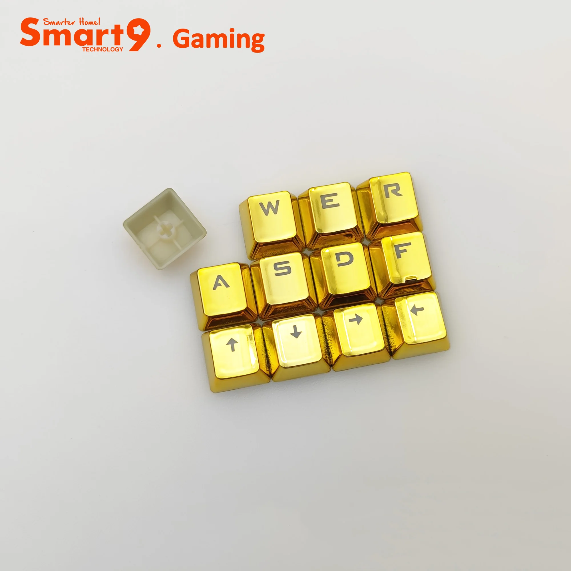 Колпачки для клавиатуры Smart9 с гальваническим покрытием золотого цвета, RGB подсветка через OEM профиль, набор из 12 клавиш для механических клавиатур
Колпачки для клавиатуры Smart9 с гальваническим покрытием золотого цвета, RGB подсветка через OEM профиль, набор из 12 клавиш для механических клавиатур