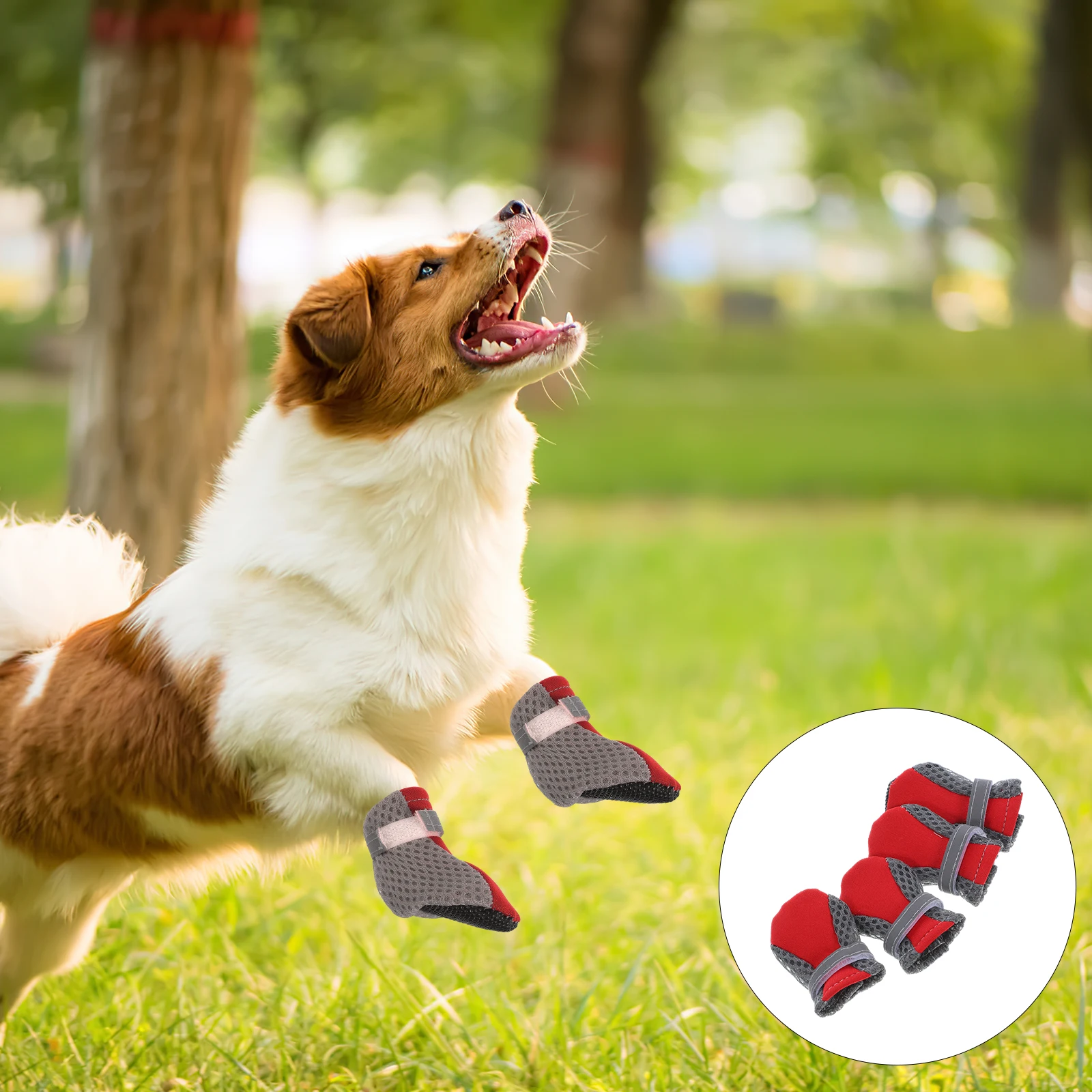 4 Pcs Puppy Mesh Foot Cover Dog Shoes Small Size Dogs Boots for Doggy Hundesocken Outdoor Hundeschuhe Mit Rutschfester Sohle
4 Pcs Puppy Mesh Foot Cover Dog Shoes Small Size Dogs Boots for Doggy Hundesocken Outdoor Hundeschuhe Mit Rutschfester Sohle