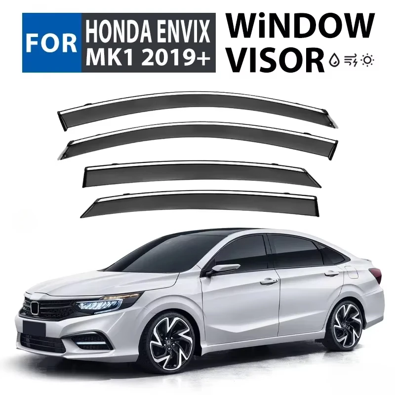 Fit For Honda CRIDER/Envix 2013-2018 2019-now Window visor Air Deflectors Guard Rain Smoke Wind Vent Awnings Shelters
Fit For Honda CRIDER/Envix 2013-2018 2019-now Window visor Air Deflectors Guard Rain Smoke Wind Vent Awnings Shelters