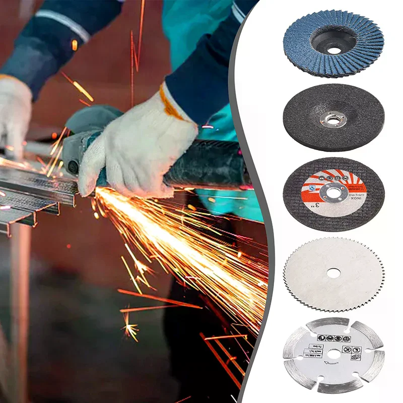 5pcs 75mm Cutting Disc For Angle Grinder Metal Circular Saw Blade Grinding Wheel For Cutting And Polishing Ceramic Tile Stone
5pcs 75mm Cutting Disc For Angle Grinder Metal Circular Saw Blade Grinding Wheel For Cutting And Polishing Ceramic Tile Stone