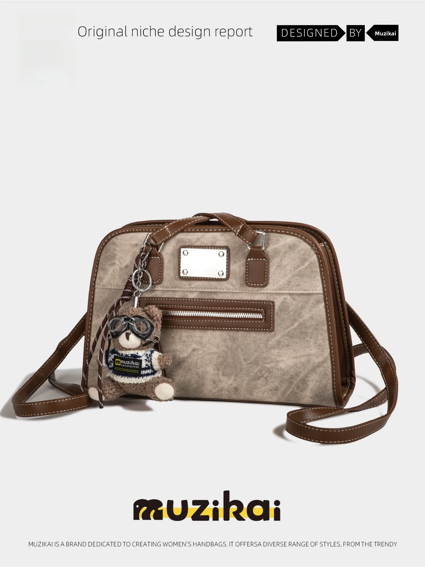 MuziKai Large Capacity Shoulder Bag Women's 2025 New Spring Summer Unique High-End Retro Color Block Double Shoulder Bag
MuziKai Large Capacity Shoulder Bag Women's 2025 New Spring Summer Unique High-End Retro Color Block Double Shoulder Bag
