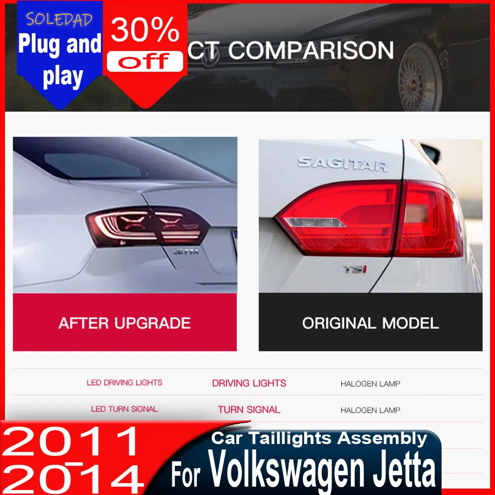 Задние светодиодные фонари для VW Jetta Sagitar MK6 2012-2014: задний противотуманный фонарь, стоп-сигнал, указатель поворота, автомобильные аксессуары
Задние светодиодные фонари для VW Jetta Sagitar MK6 2012-2014: задний противотуманный фонарь, стоп-сигнал, указатель поворота, автомобильные аксессуары