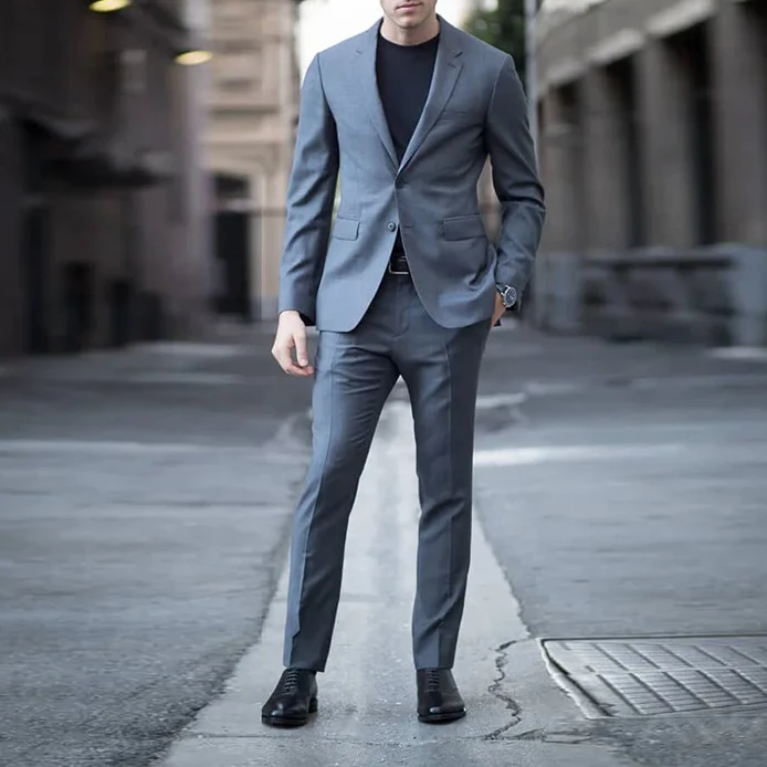 Grey Men Suit Smart Casual Slim Fit Terno Business Street Wedding Suits For Men High Quality Custom Jacket Groom Tuxedo 2 Piece
Grey Men Suit Smart Casual Slim Fit Terno Business Street Wedding Suits For Men High Quality Custom Jacket Groom Tuxedo 2 Piece